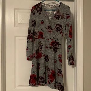 Long sleeve floral dress (NWOT)